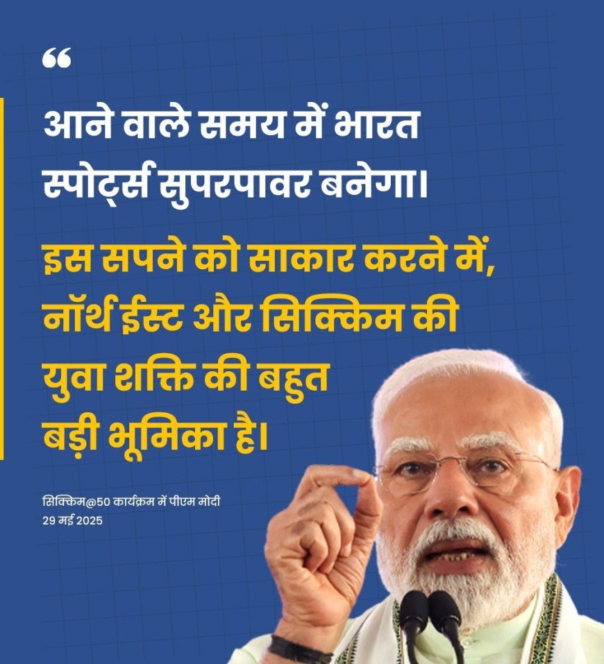 PMO HeadLines - Sikkim @ 50