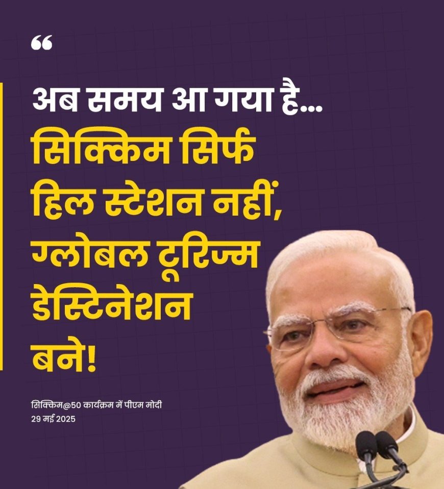 PMO HeadLines - Sikkim @ 50